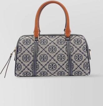 Tory Burch monogram barrel bag 2 handles