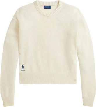 Ralph Lauren Dames, Truien, Beige, Maat: XS Wol