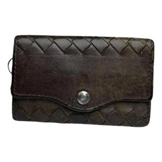 Bottega Veneta Pre-owned Accessories, female, Brown, Size: ONE SIZE Pre-owned Leather Key-holders
