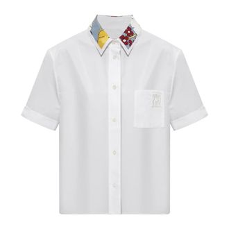 Marni Shirts, female, White, Size: XS Short-sleeved Shirt