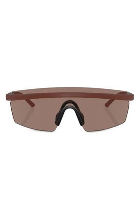 Oliver Peoples Roger Federer 135mm Shield Sunglasses in Matte Red at Nordstrom