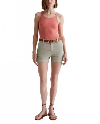 AG - Adriano Goldschmied Caden Lightweight Broken Twill Short In Sulfur Dried Parsley