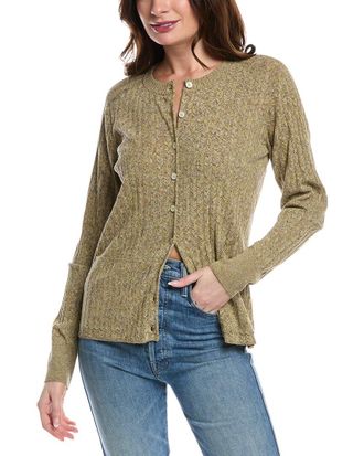 Re/Done Re/Done Chevron Rib Cardigan