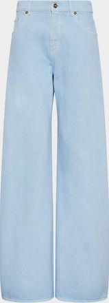 Gabriela Hearst Amoret Barrel-Leg Jeans