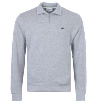 Lacoste Mens sweater - Grey Cotton - Size X-Large