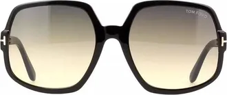 Tom Ford FT099201B Gradient Smoke Lens Sunglasses - Black