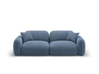 CXL by Christian Lacroix Sof&aacute; modular 3 plazas de terciopelo blue jeans