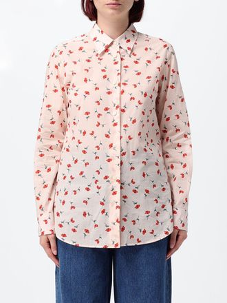 Jil Sander Camicia in cotone con stampa floreale