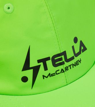 Stella McCartney Womens Logo Baseball Cap Green Accessories > Beanies & Hats