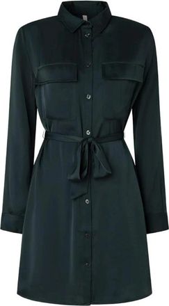 Pepe Jeans London Belted Coats - Dames - Jas met riem - Groen - S - Jassen