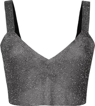 Santa Brands Wide-strap Milano Top - Dames - Tops zonder mouwen - Zwart - ONE Size - Leer - Tops