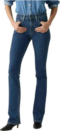 Levi's 725 High Rise Bootcut - Dames - Bootcut Jeans - Blauw - W28 L32 - Denim - Jeans