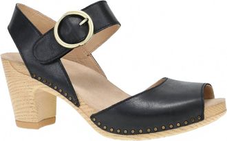 Dansko Womens Tamra Peep-Toe Heel In Black