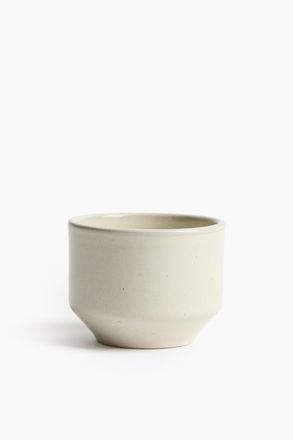 H&M Matcha-Becher mit Reaktivglasur - White