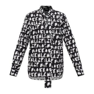 Comme Des Gar&ccedil;ons Casual Shirts, male, Black, Size: M Monogram Shirt