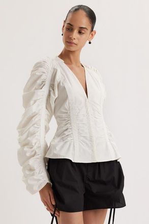 Merlette Meera Top in White at Nordstrom, Size 2
