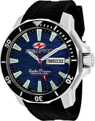 Seapro Mens Blue dial Watch