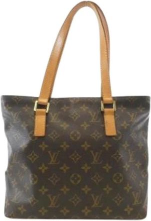 Louis Vuitton Pre-owned Canvas Tote Bag - Dames - Vintage Shopper - Bruin - ONE Size - Vintage