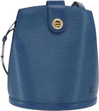 Louis Vuitton Pre-owned Shoulder Bags, female, Blue, Size: ONE SIZE Pre-owned Vintage Shoulder Bag