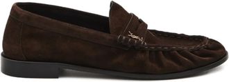 Saint Laurent Le Loafer - Dames - Loafers - Bruin - 40 EU - Leer - Schoenen