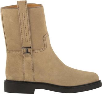 Tod's T Timeless Suede Enkellaars - Heren - Enkellaarsjes - Beige - 40 EU - Leer - Schoenen
