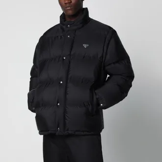 Prada Piumino trasformabile nero in Re-Nylon