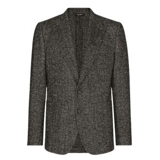 Dolce & Gabbana Hombre, Chaquetas, Gris, Talla: L