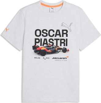 Puma McLaren Racing Driver Graphic T-Shirt in White Glow Heather at Nordstrom, Size Xx-Large