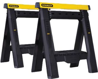 Stanley Par De Caballetes Telesc&oacute;picos Plegables 71,4 X 7,4 X 76,2 Stst1-70559