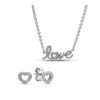 Pandora Handwritten Love Jewelry Gift Set