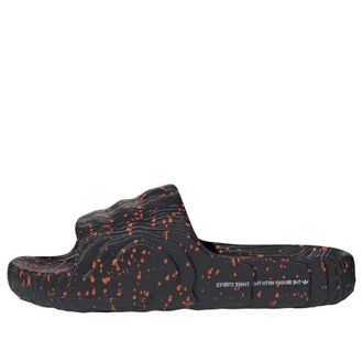 adidas Adilette 22 Asia Sizing Black Orange IG9262