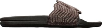 Athletic Propulsion Labs Mens Techloom Zigzag Slides In Chocolate/almond