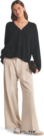 Naadam Signature Cashmere Boxy Cardigan in Black at Nordstrom, Size Xxx-Large