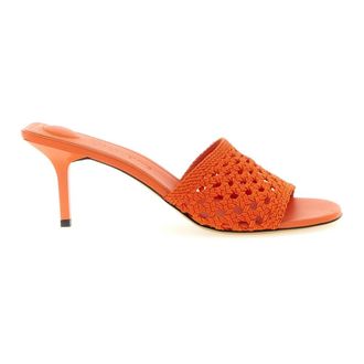 Jacquemus Les Mules Cubisto - Dames - Muiltjes - Oranje - 37 EU - Leer - Schoenen