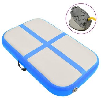 vidaXL Esterilla Inflable De Gimnasia Con Bomba Pvc Azul 60x100x20 Cm Vidaxl