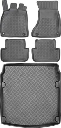 OEM Juego De Alfombrillas Para Coche Y Maletero Para Audi A4 B8 Sed&aacute;n (2008-2015)