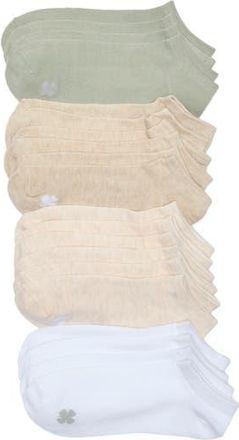 Lucky Brand 10-Pack Basic Heathered No Show Socks in Oatmeal Heather at Nordstrom Rack, Size 9/11