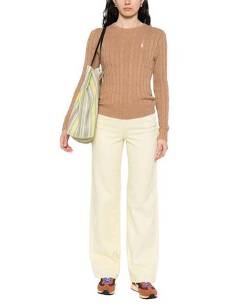 Ralph Lauren Cable-Knit Crew-Neck Sweater