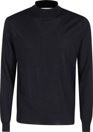 FILIPPO DE LAURENTIIS High Collar Merino Wool Pullover