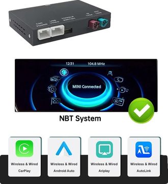 OEM Interfaz Carplay/android Auto, Conectividad Inal&aacute;mbrica/por Cable, Compatibilidad Multimedia, Nbt