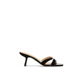 Kazar Gelakte muiltjes met originele hak - Dames - Muiltjes - Zwart - 36 EU - Leer - Schoenen