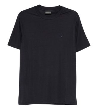 Emporio Armani Dark Blue Crew Neck T-Shirt