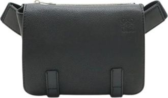 Loewe Pre-owned Shoulder Bag - Dames - Vintage Heuptassen - Zwart - ONE Size - Leer - Vintage