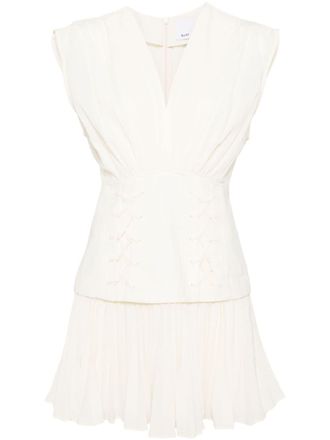 Acler Abito corto Seabrook - Bianco