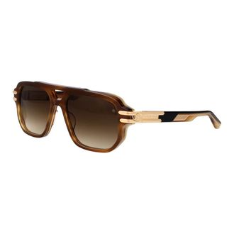Maybach Eyewear Maybach - The Hustler I - unisex - Accessoires - Bruin - Maat: 57 MM