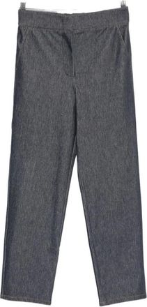 Max Mara Straight Jeans - Dames - Regular Fit Jeans - Blauw - L - Katoen - Jeans