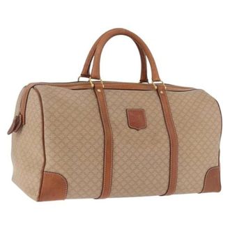 Celine Pre-owned Vintage Macadam Canvas Weekend Bag - unisex - Celine Vintage - Vintage Weekend Bags - Beige - ONE SIZE - Pre-owned