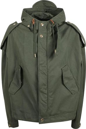 Alexander McQueen Groene buitenkleding jas - Heren - Winterjassen - Groen - S - Katoen - Jassen
