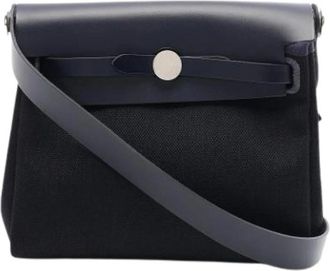 Herm&egrave;s Borsa a spalla Pre-owned in tela - - Pre-owned - Donna - Nero - ONE SIZE