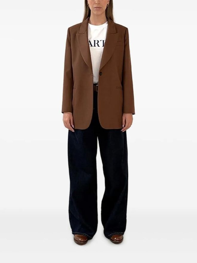 Merci single-breasted jacket Marrone da 385,00 € su Stylight